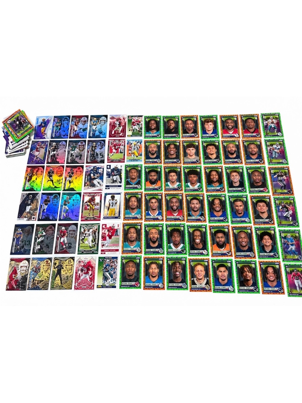 NFL Card Lot 150+ Panini Illusions Score Rising Stars Hurts Herbert Chubb RC